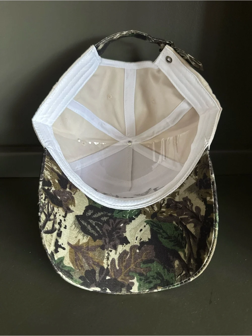 Zenana Dirty Martini Camo Brim Baseball Cap Hat New